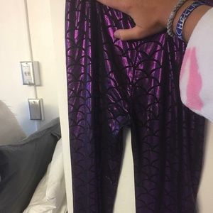 Mermaid rave leggings